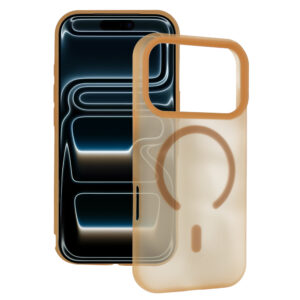 Tel Protect Mist Matte Magsafe dėklas skirtas Apple iPhone 17 Pro coffee rudos spalvos