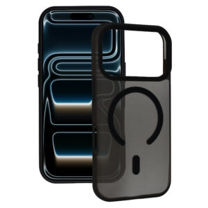Tel Protect Mist Matte Magsafe dėklas skirtas Samsung Galaxy S25 FE juodos spalvos
