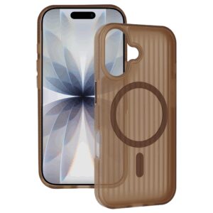 Tel Protect Twist Magsafe dėklas skirtas Apple iPhone 17 coffee rudos spalvos