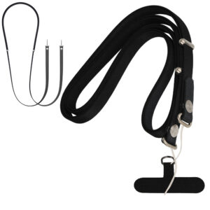 Crossbody Strap lanyard - black