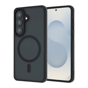 ScreenArmor MagAir Case Apsauginis MagSafe dėklas Samsung S26, juodos spalvos