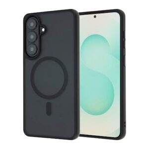 ScreenArmor MagAir Case Apsauginis MagSafe dėklas Samsung S26 Plus, juodos spalvos