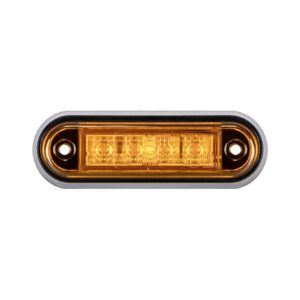 Gabaritų žibintas 4xLED 1224V yellow - Image 1