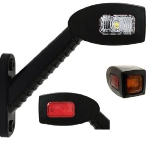 Gabaritų žibintas KMR8 LED 178mm 1224V kairės pusės - Image 1