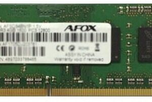 AFOX SO-DIMM DDR3 8GB atminties modulis 1600 MHz LV 1,35V