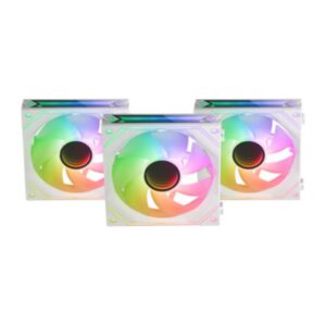 Mars Gaming MF-LINKFINITY 3-pack, White, 120mm