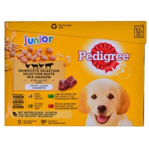 PEDIGREE Junior Selection Mix - Šlapias maistas šunims - 12x100 g - Image 2