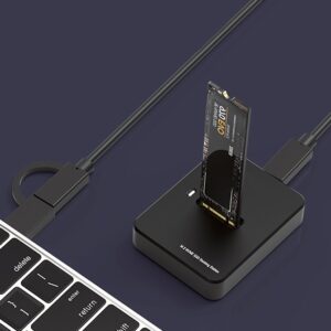 Gembird DD-U3M2 saugojimo diskų prijungimo stotis USB 3.2 Gen 1 (3.1 Gen 1) Type-C Juoda - Image 3