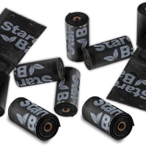 STARCHBAG BIO kompostuojami maišeliai ekskrementams juodi – 8x15 vnt. - Image 2