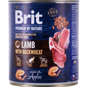 BRIT Premium by Nature Lamb with Buckwheat - Šlapias maistas šunims - 800 g