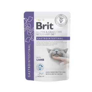 BRIT Veterinary Gastrointestinal Lamb - šlapias kačių maistas - 12x85g - Image 3