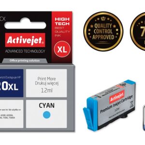 Activejet AH-920CCX rašalas (pakaitinis HP 920XL CD972AE; Premium; 12 ml; mėlynas) - Image 2