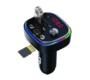 Vakoss TC-B439K FM siųstuvas 87,5 - 108 MHz Bluetooth/USB Juoda - Image 2