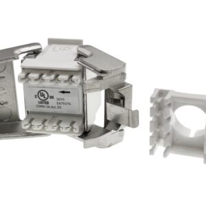 Alantec MB004-1 RJ45 be įrankių STP cat.6 PoE+ keystone modulis ALANTEC Plus - geresnis perdavimo našumas - Image 2