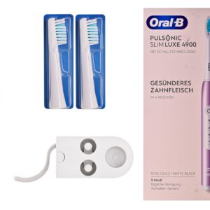 Oral-B Pulsonic SlimLuxe 4900 elektrinis dantų šepetėlis, dvigubas paketas