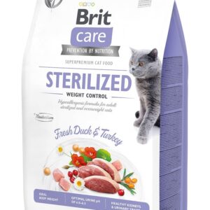 BRIT Care Grain-Free Sterilized Weight Control - sausas kačių maistas - 2 kg