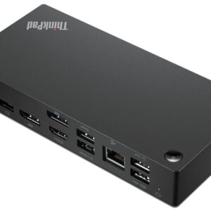 Lenovo ThinkPad Universal USB-C Smart Dock Vielinis Thunderbolt 4 Juoda - Image 2