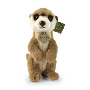 Rappa - Plush realistic meerkat mascot standing 23 cm Eco-Friendly Soft Collection - Image 2