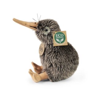 Rappa - Plush realistic Kiwi mascot sitting 15 cm Eco-Friendly - Image 2