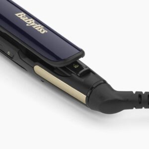 BaByliss ST484E plaukų formavimo šukos Tiesinimo žnyplės Šiltas Juoda, Auksas 3,3 m - Image 2