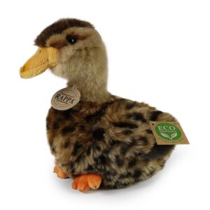 Rappa - Realistic Plush Mallard Duck 19 cm Eco-Friendly