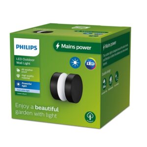 LED šviestuvas PHILIPS LAVEN 929003362501, 6 W, IP44, juodas - Image 2