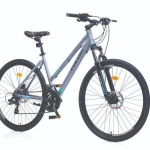 Dviratis hibridinis Corelli, 28 ", pilkas