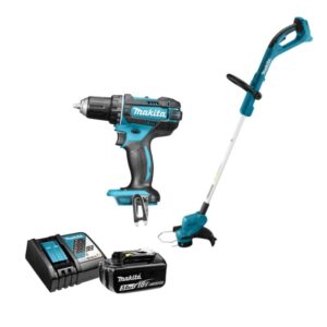 Akumuliatorinė žoliapjovė + suktuvas Makita DLX2489, 18 V