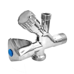 Dekoratyvinis ventilis MT 4407, kombinuotas, 1/2X3/4X3/8