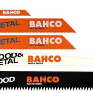 Tiesinių pjūklų geležtės Bahco Sandflex Bi-metal, 5 vnt.