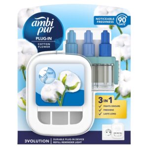 Gaiviklis elektrinis AMBI PUR 3VOL COTTON SK 20ML