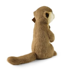 Rappa - Plush realistic meerkat mascot standing 23 cm Eco-Friendly Soft Collection - Image 4