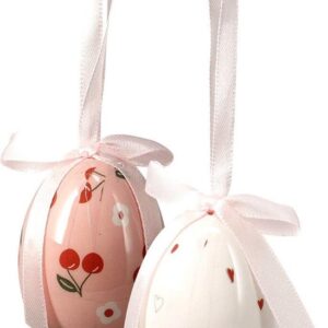 Dekoracija Velykiniai kiaušiniai, 10 cm, 2 vnt. - Image 2