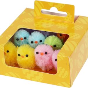 Dekoracija viščiukai, įvairių spalvų/dydžių pakuotės