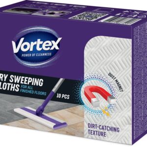 Šluostės grindims sausos Vortex 10vnt