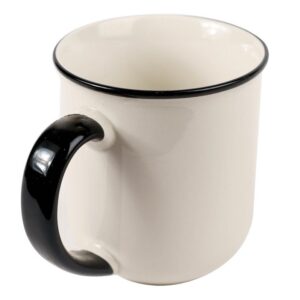 Puodelis, balta/juoda, 0.380 l - Image 3