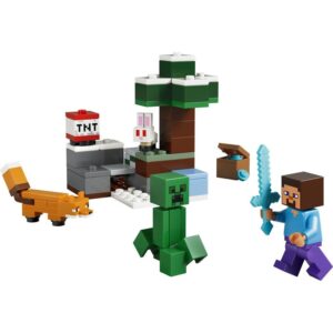Konstruktorius LEGO® Minecraft Steve's Taiga Adventure 21583 - Image 3
