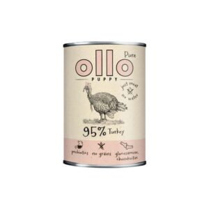 OLLO Puppy Pure Kalakutiena - šlapias maistas šunims - 850 g