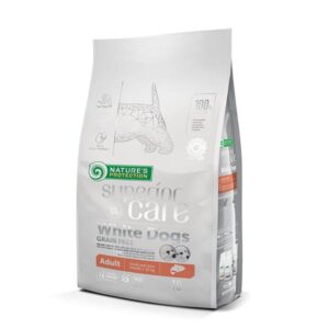 NATURE'S PROTECTION Superior Care White Dogs Grain Free Junior Small Białoryba - sausas maistas šuniukams - 10 kg