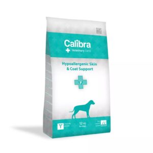 CALIBRA Veterinary Diets Dog Hypoallergenic Skin&Coat - sausas maistas šunims - 12kg