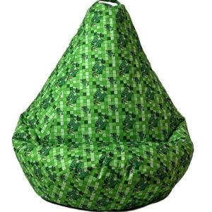 Sako krepšys Pouffe Pear print Minecraft XL 130 x 90 cm - Image 2
