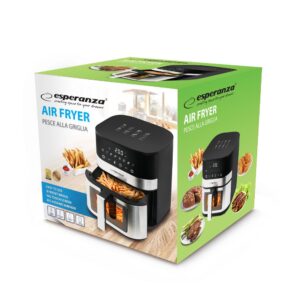 Esperanza EKA003 Keptuvė be riebalų 5L, 1400W Inox - Image 3