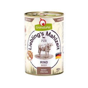 GRANATAPET Liebling's Mahlzeit Beef - drėgnas ėdalas šunims - 400g