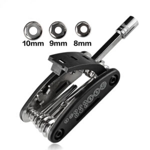 Rockbros GJ1601 16-in-1 multi-tool for bicycle repair - black - Image 2