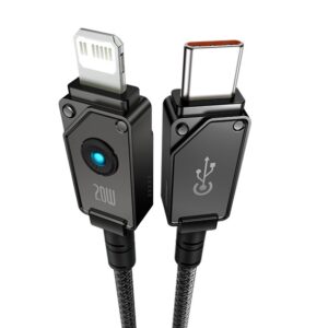 Baseus Unbreakable USB C ir iP kabelis 1 m 20 W juodas - Image 2