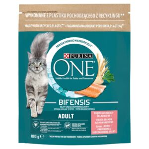 PURINA One Bifensis Adult Salmon - sausas kačių maistas - 800 g