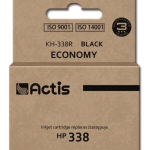 Actis KH-338R rašalas (pakaitalas HP 338 C8765EE; standartinis; 15 ml; juodas)