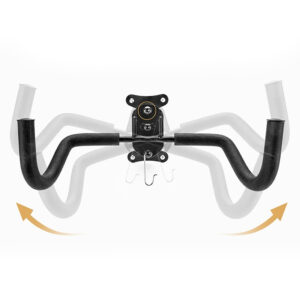 Rockbros 27210016001 Wall Mount Bike Hanger - Black - Image 2