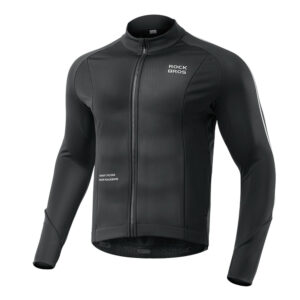 Rockbros Fall/Winter Long Sleeve Cycling Jacket XL - Black