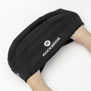 Rockbros Dala Winter Cycling Helmet Cap with Glasses Holes - Grey - Image 9